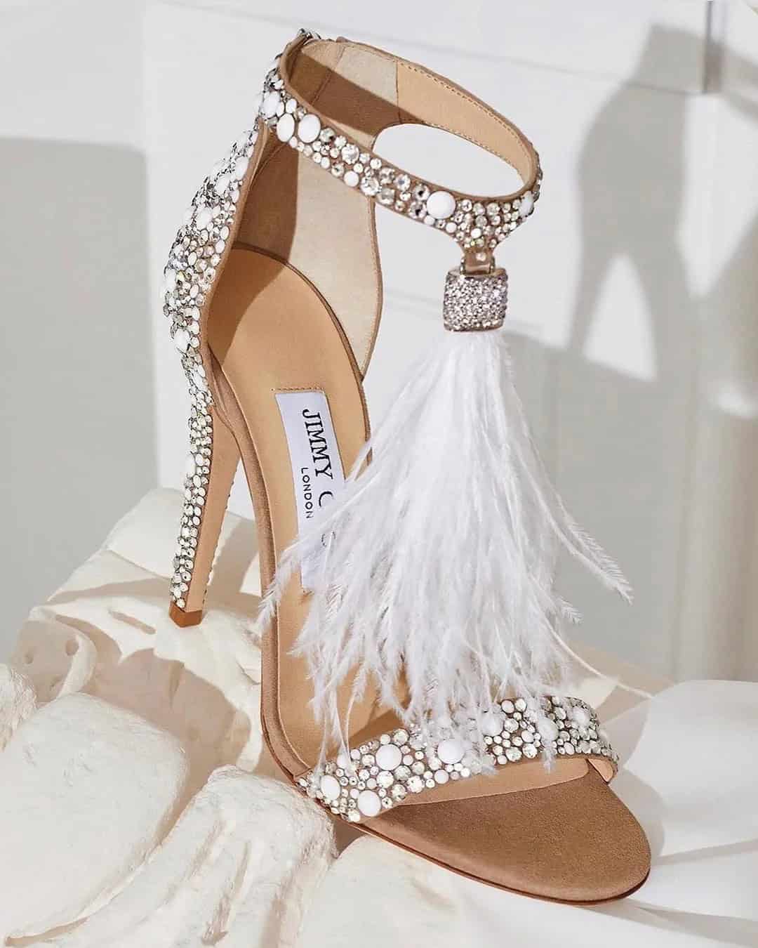 Peep Toe Wedding Shoes