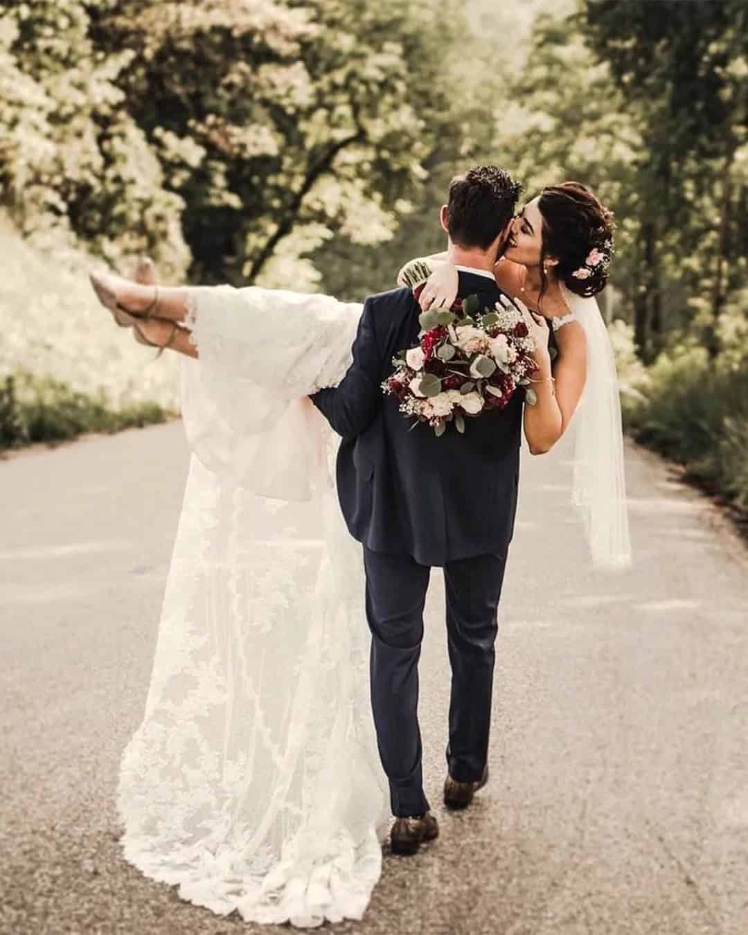 Bride In The Arms Of The Groom