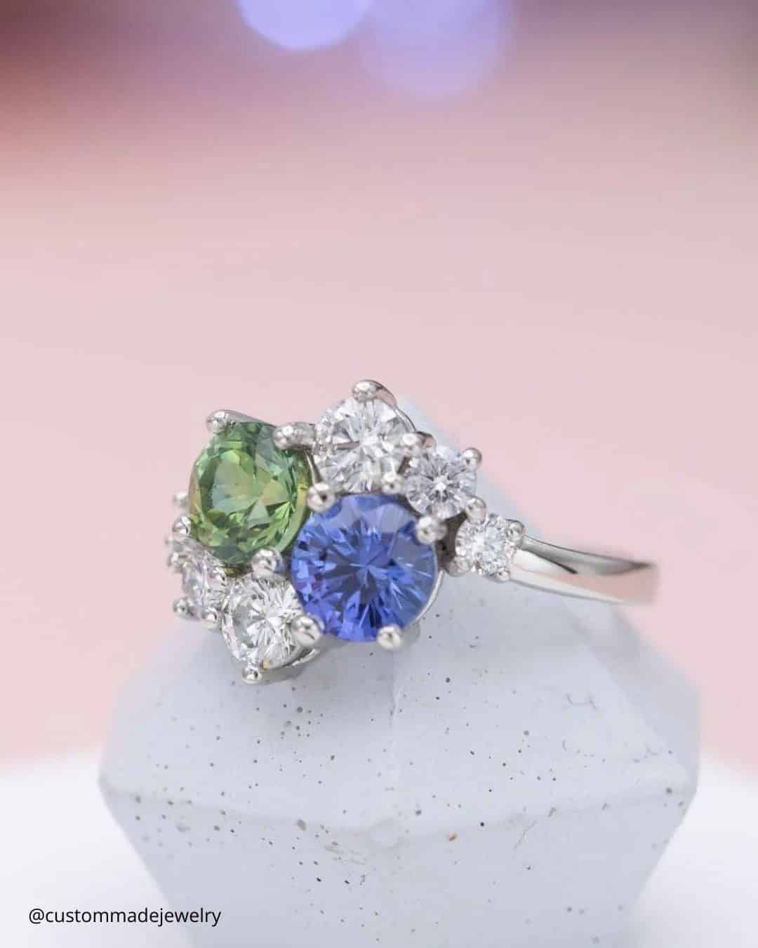 Toi et Moi Sapphires Ring