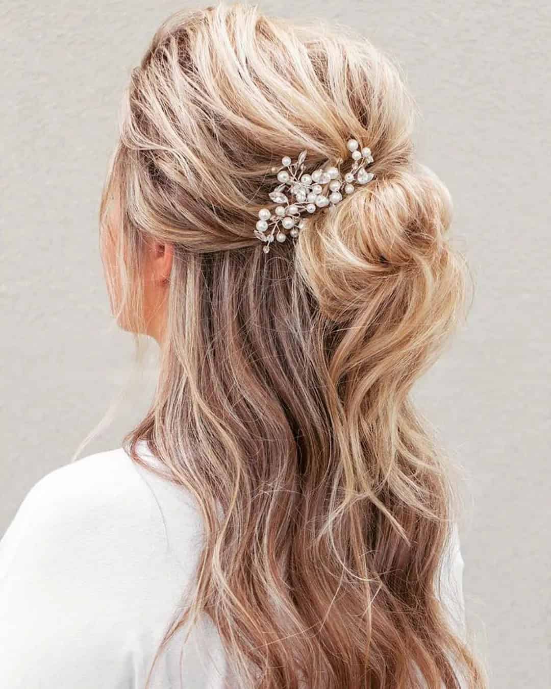 Wedding Guest Hairstyles Half Up Half Down