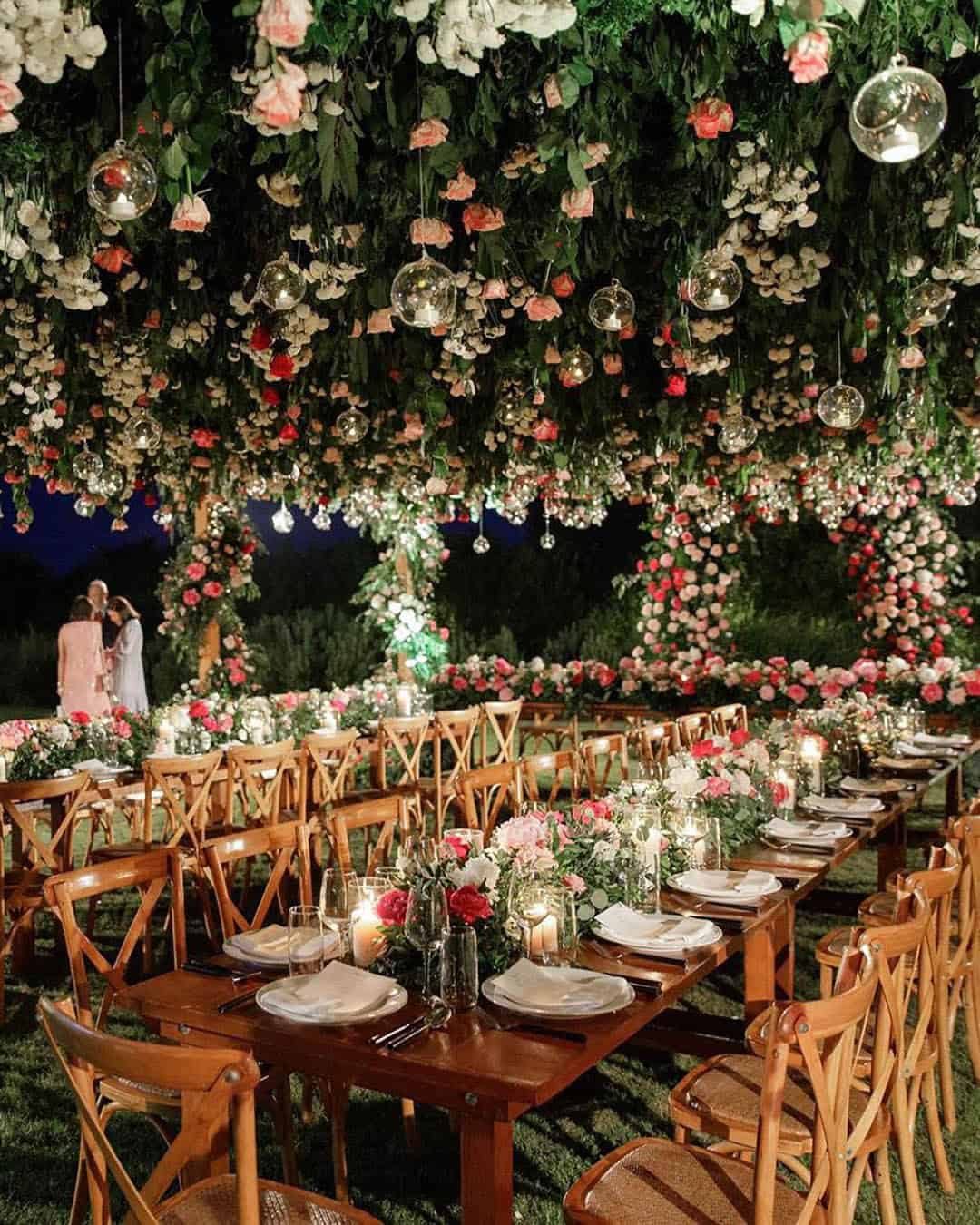 Casual Wedding Reception Decor