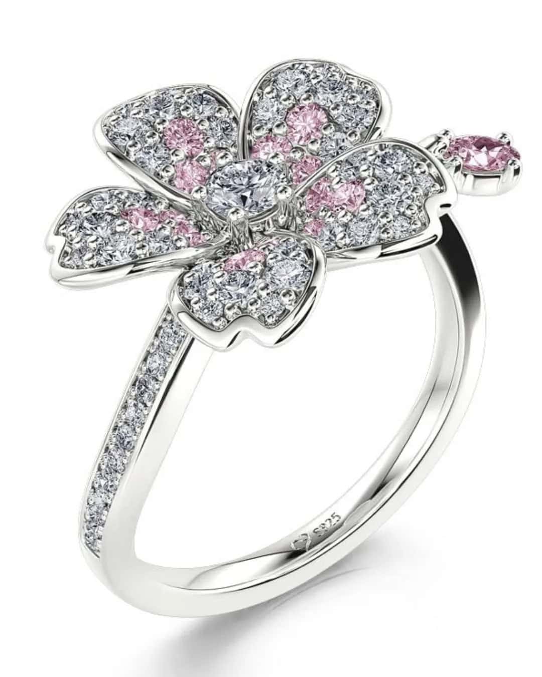 Flower-Inspired Engagement Rings