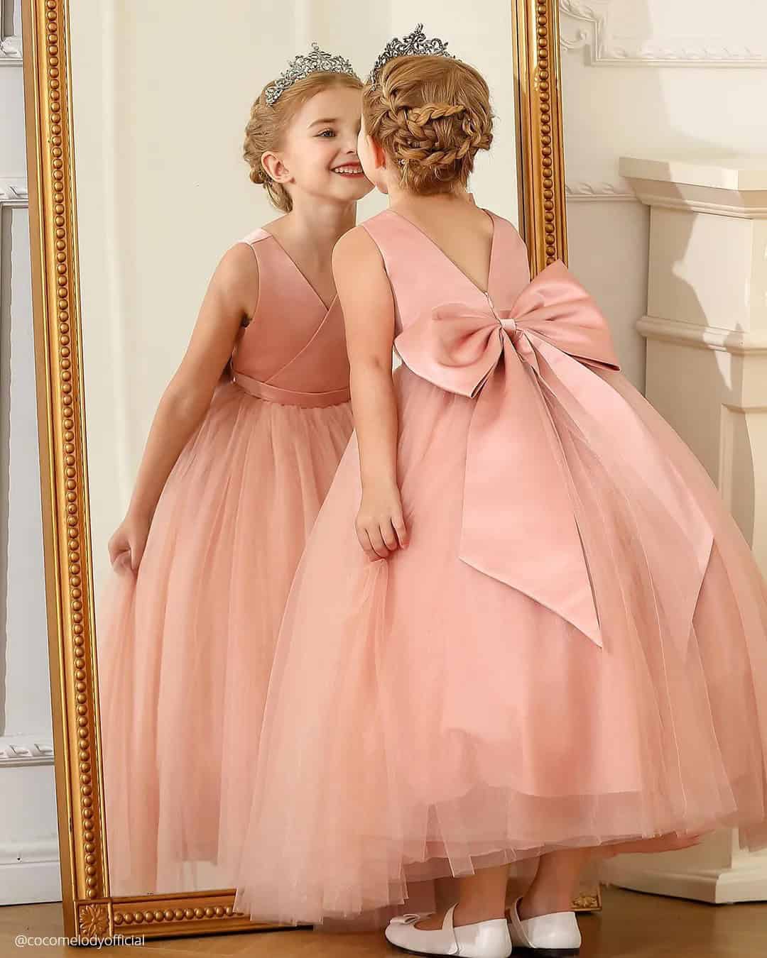 Blush Flower Girl Dresses