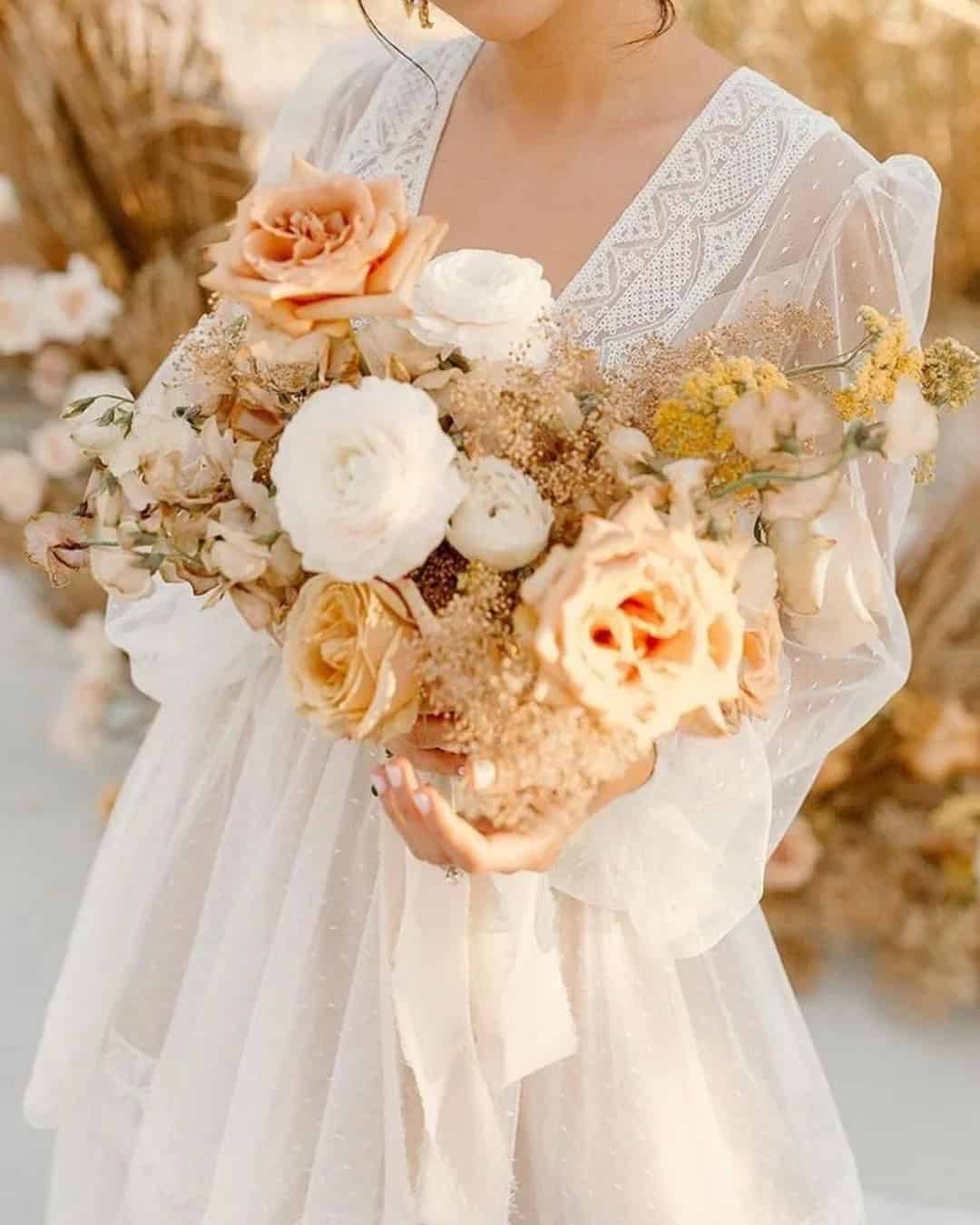 Unique Wedding Bouquets For Boho Brides