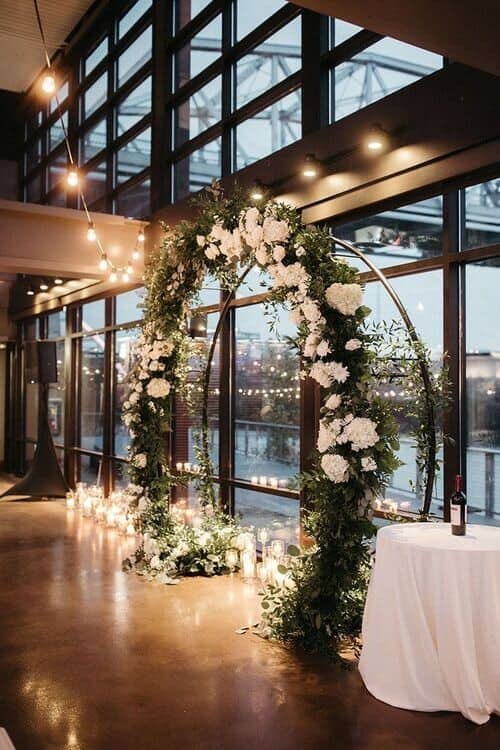 Indoor wedding