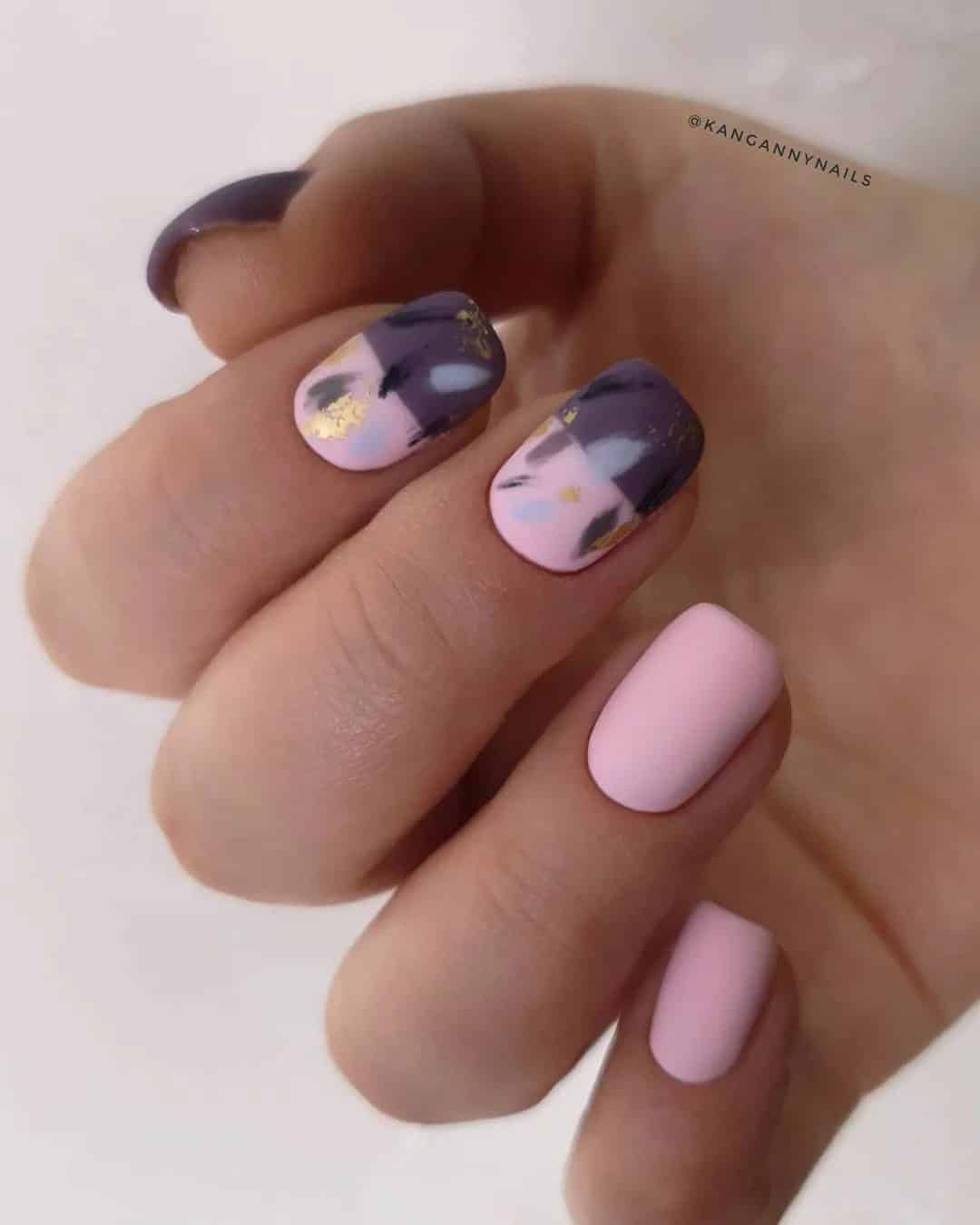 Cute Fall Wedding Nails