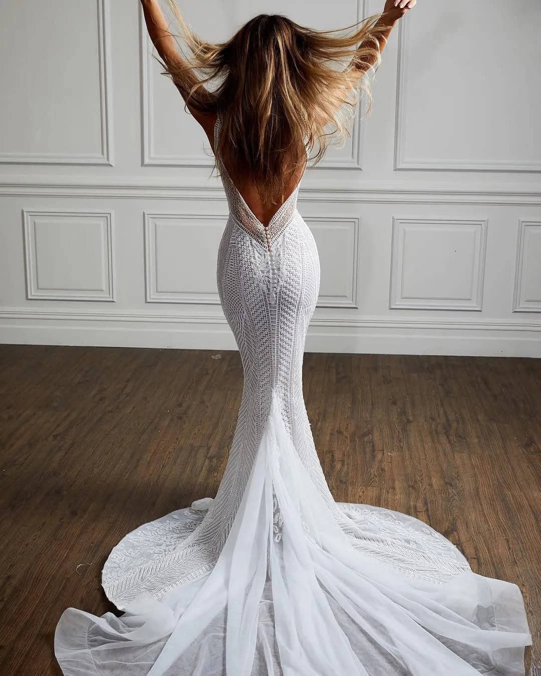 Mermaid Dresses Wedding With Train