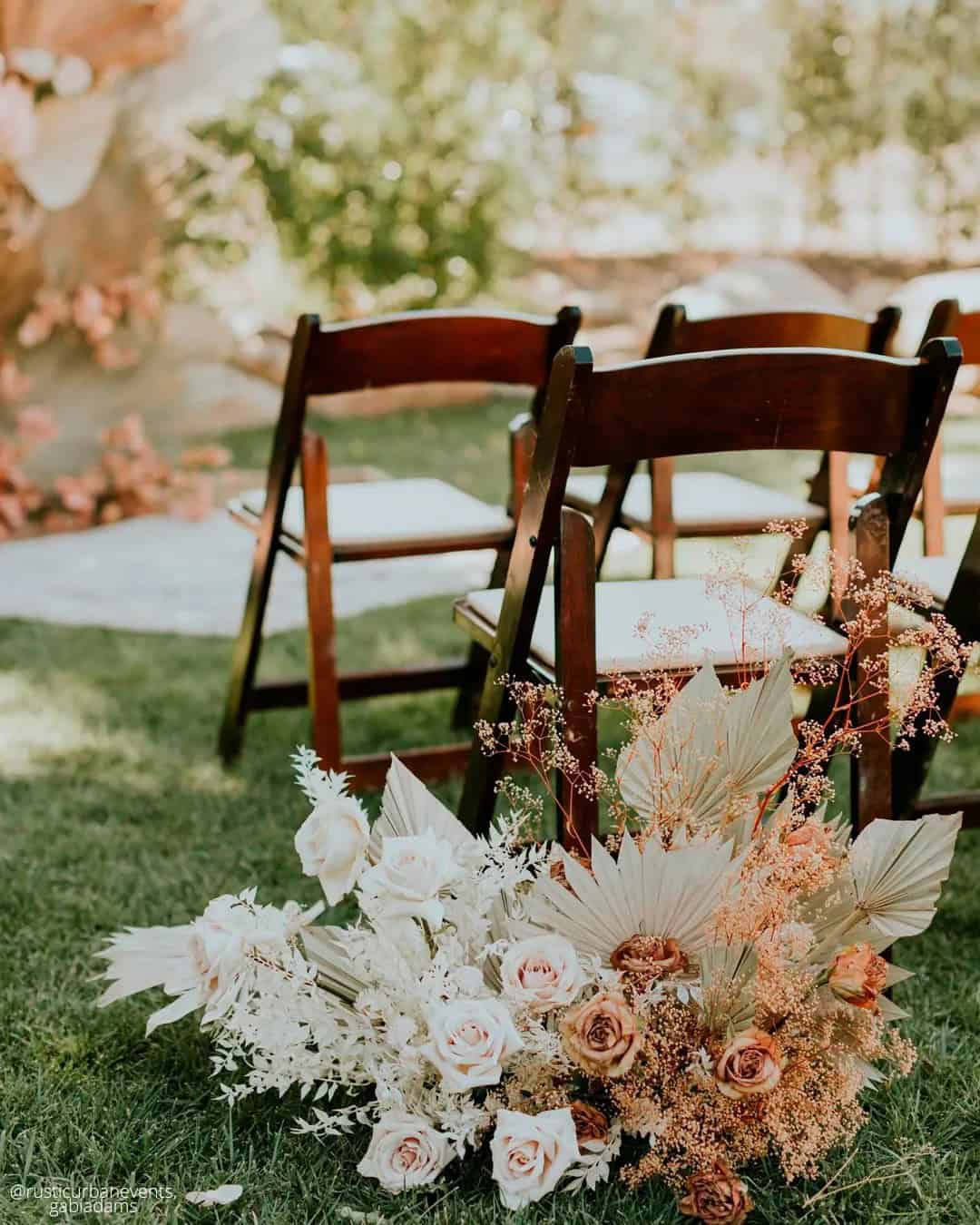 Aisle Fall Wedding Decorations