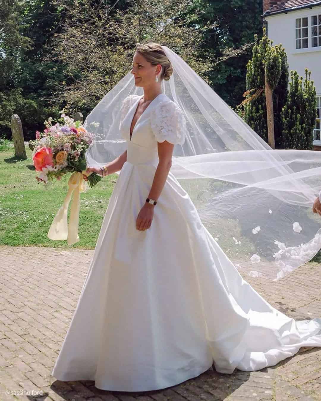 White Modest Wedding Dresses