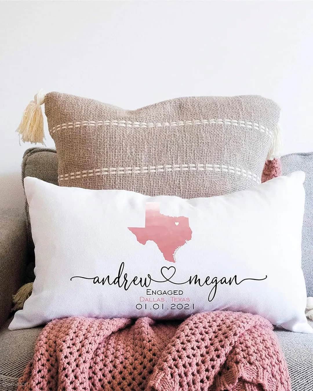 Engagement Pillow Map