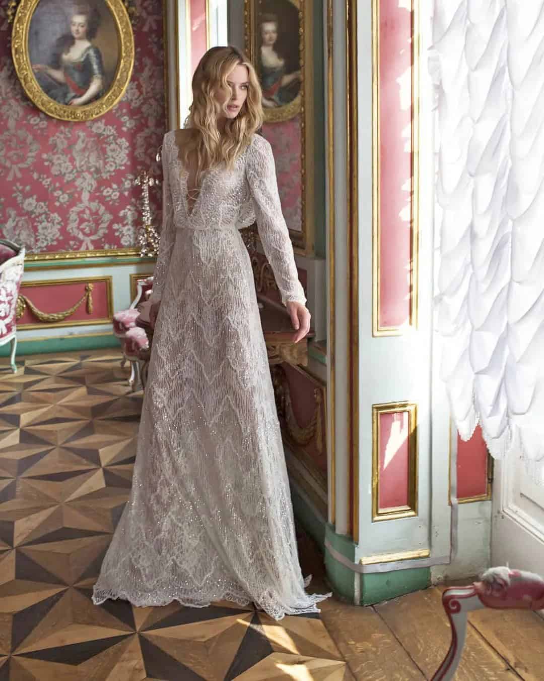 Vintage Wedding Dresses With Sleeves