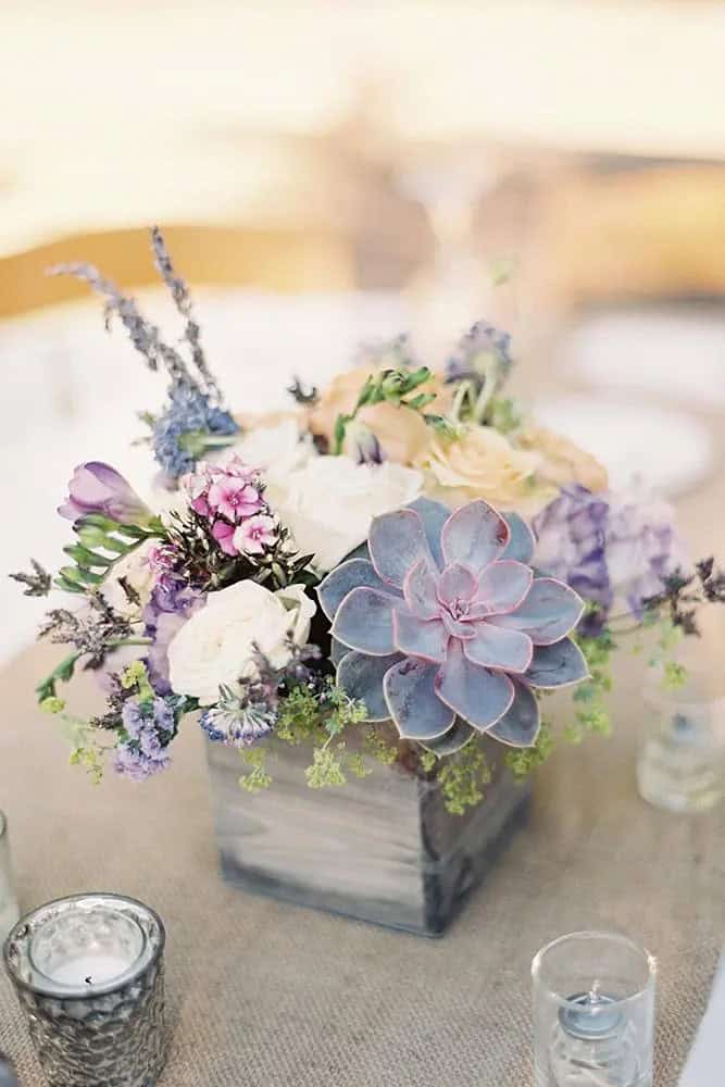 Beautiful Wooden Box Centerpieces