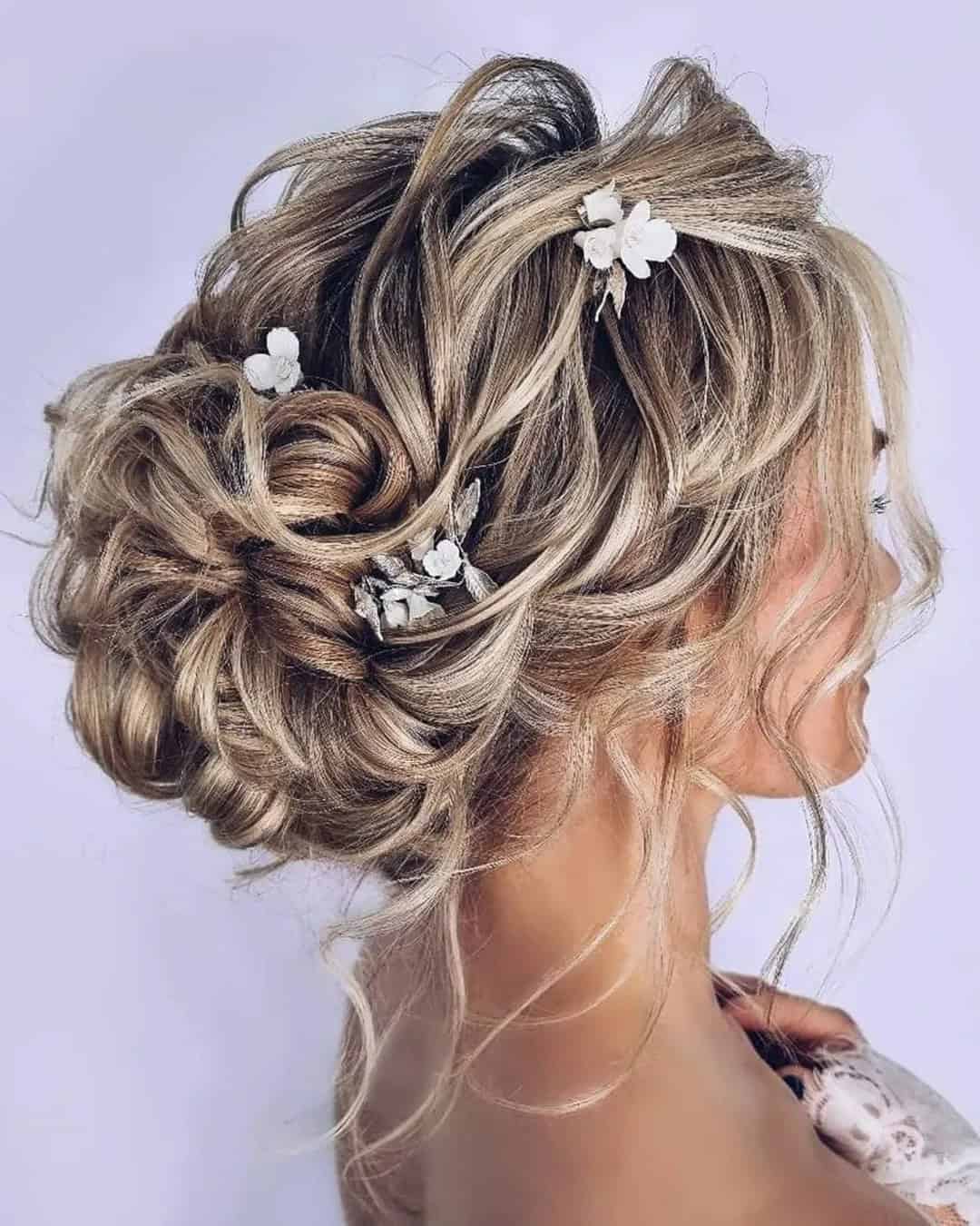 Curly Updos For Wedding