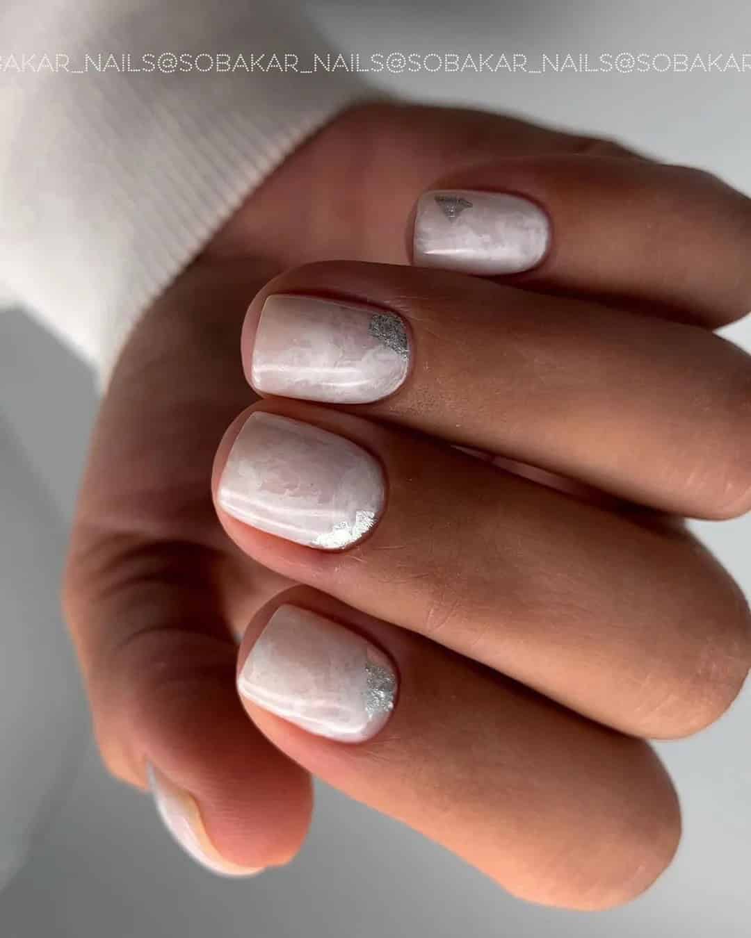 Natural Bridal Nude Nails