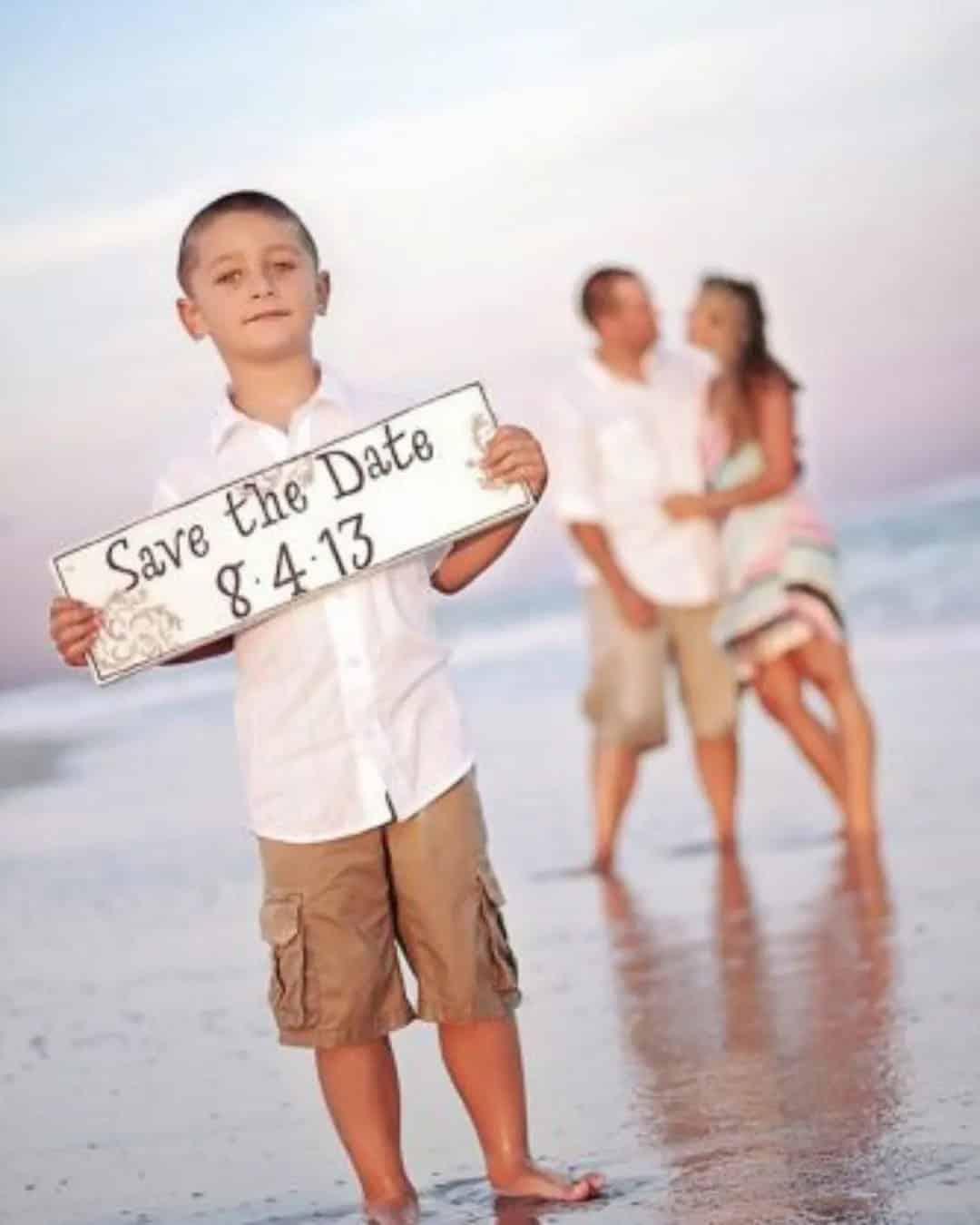 Save The Date Photos On A Beach