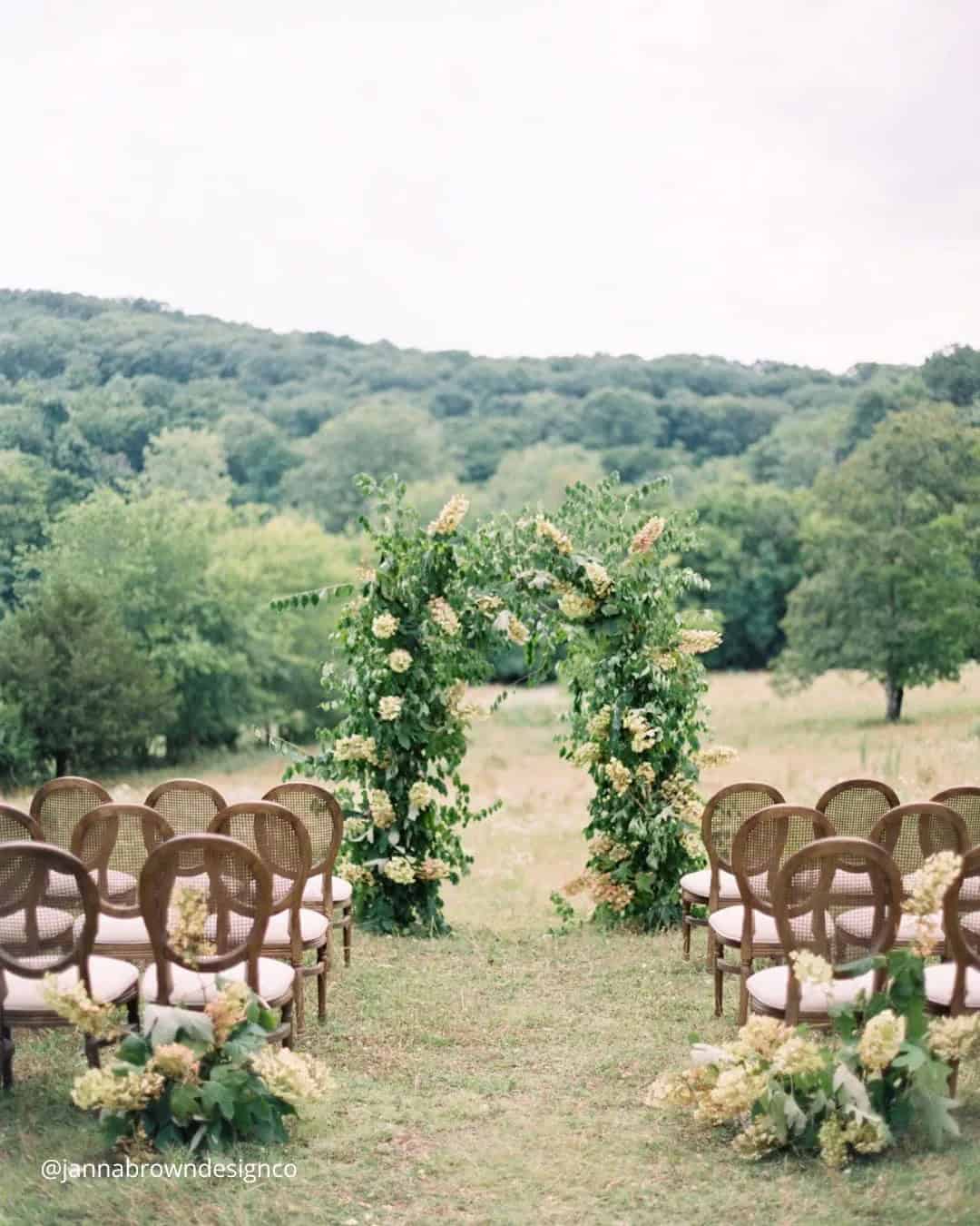 Natural Rustic Greenery Wedding Decor