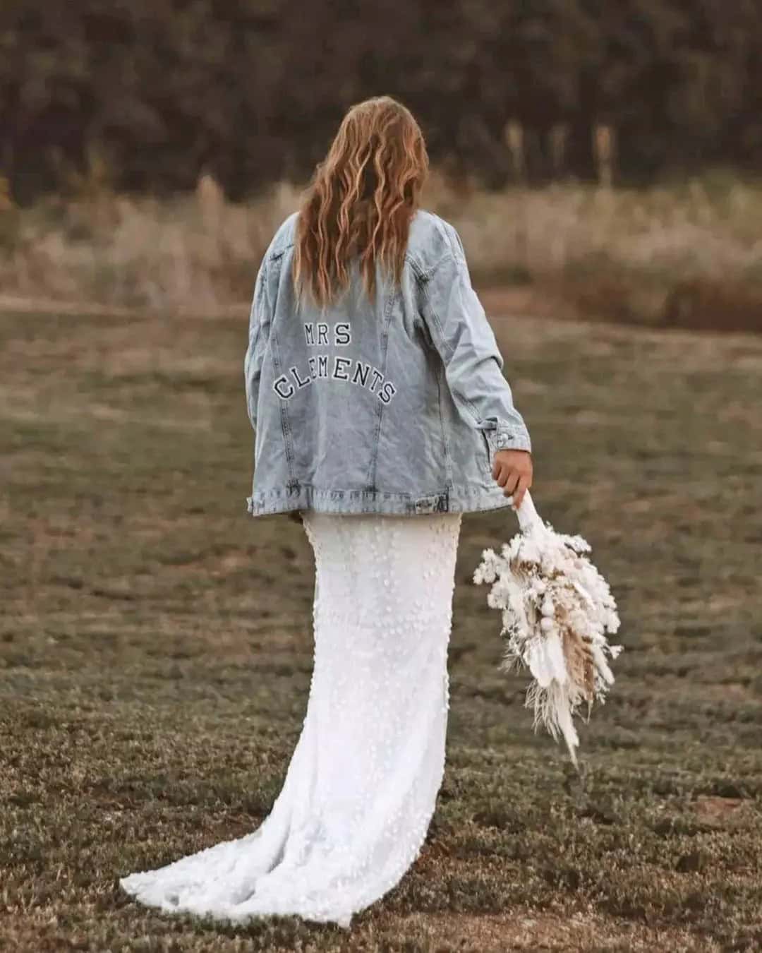 Denim Wedding Jackets For Bridal Style