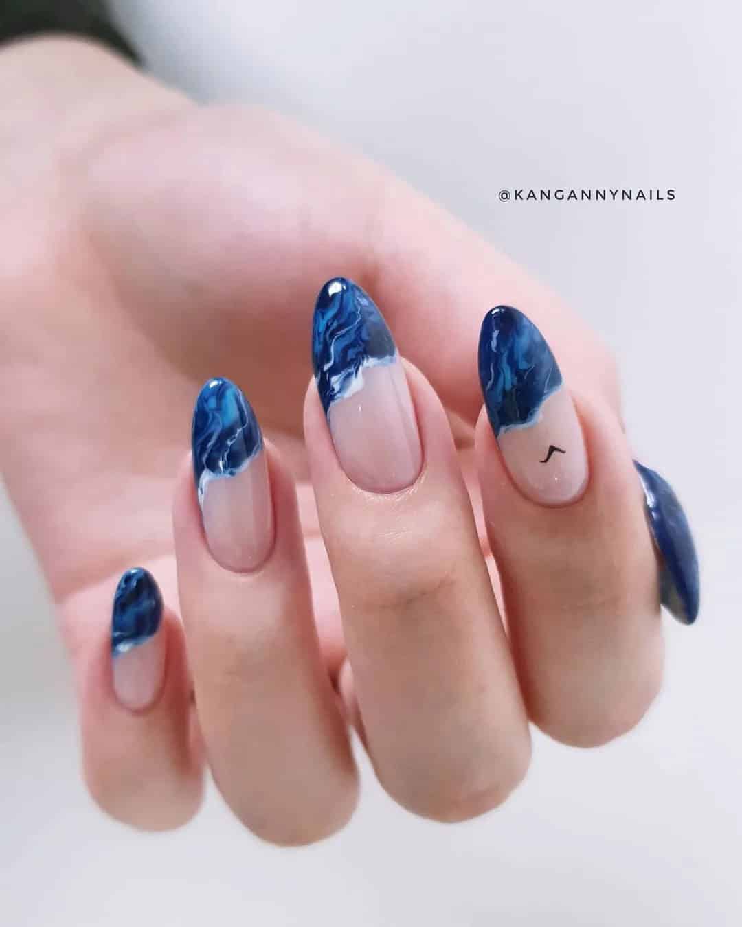 Beach Wedding Nails