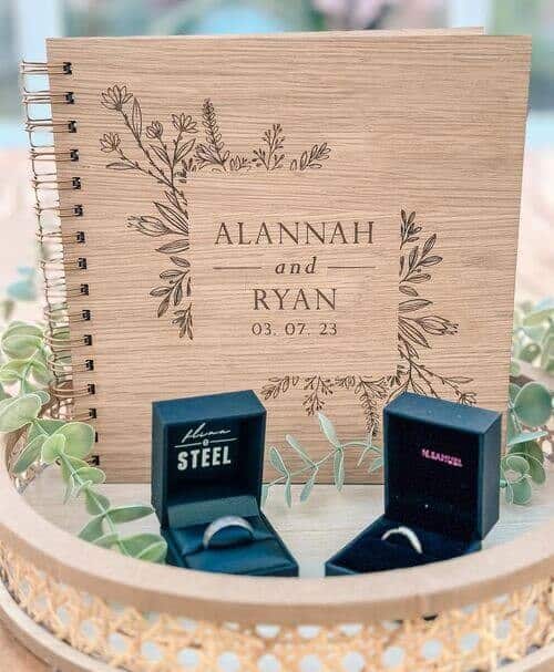 Personalized Wooden Guestbook