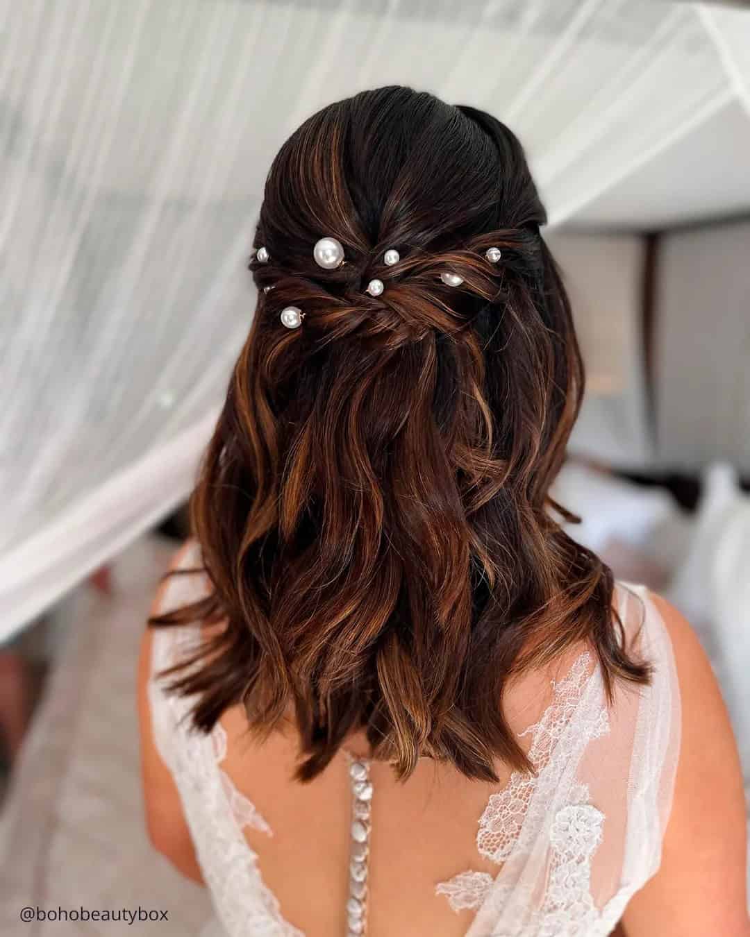 Half Updo Wedding Hairstyles