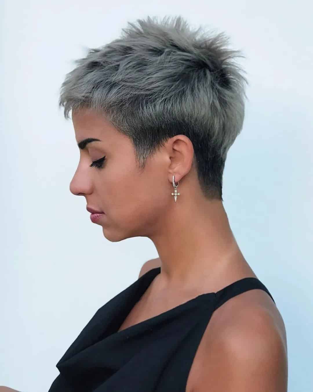 Hairstyles For Short Pixie Shaved Hair