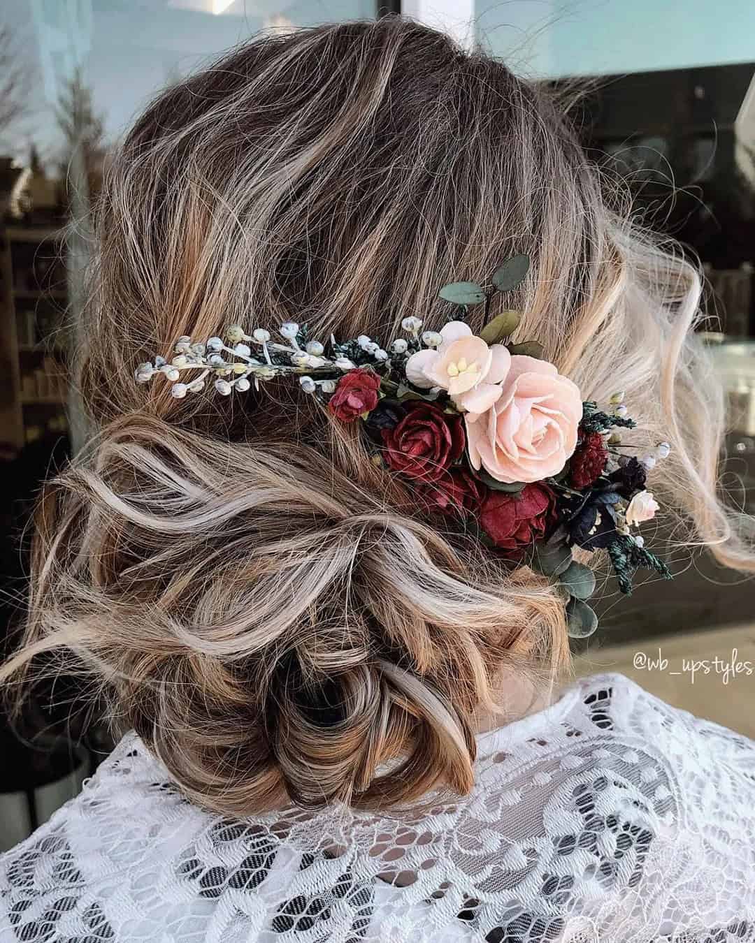 Messy Bridal Updos