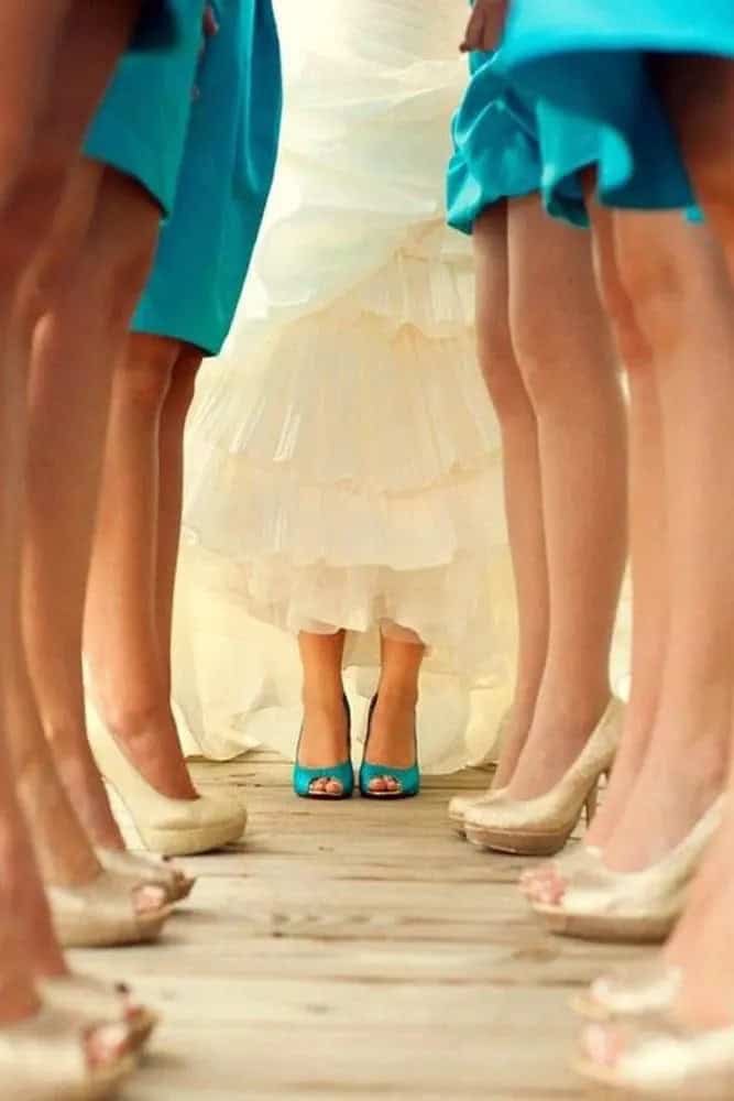 Blue Wedding Shoes