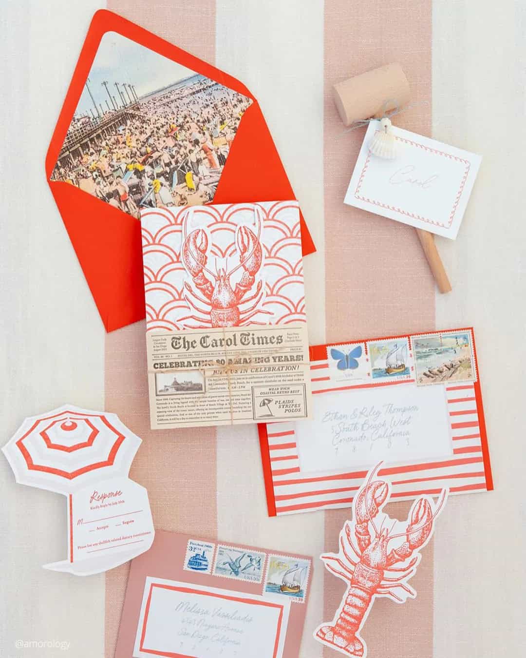 Nautical Invitations For Beach Wedding