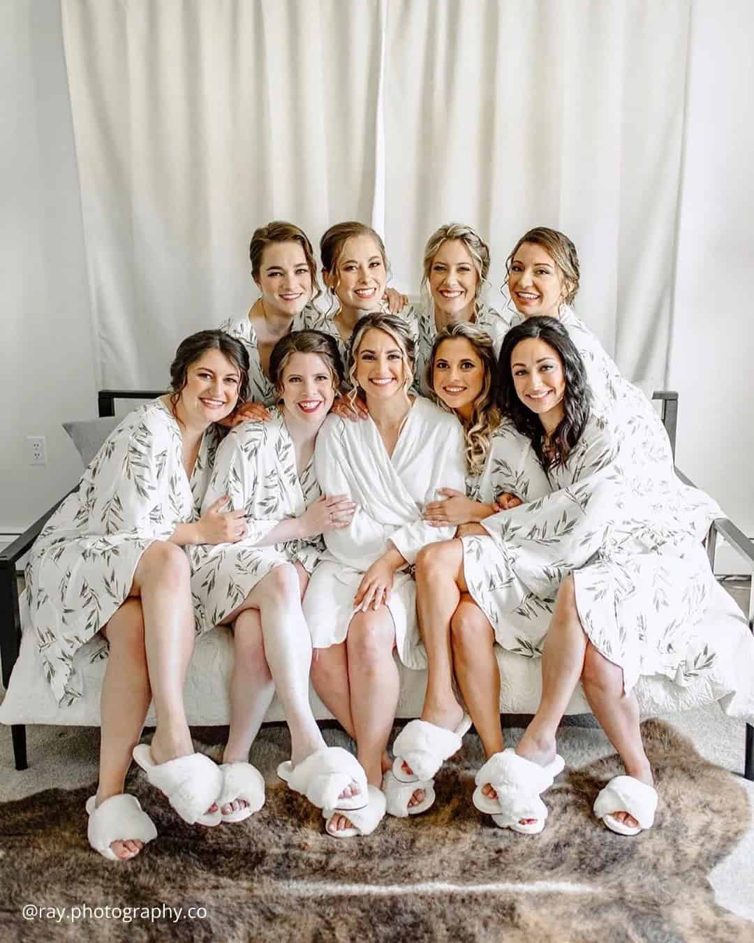 Pre-Wedding Photos With Bridesmaids