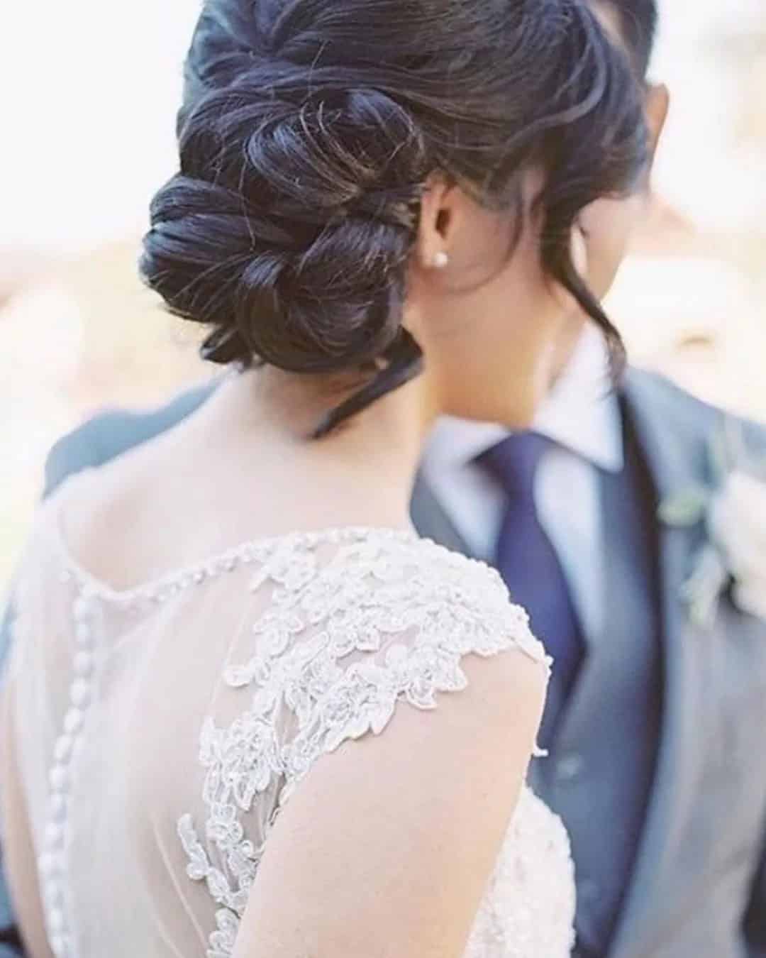 Wedding Side Bun Hairstyles For Black Hair