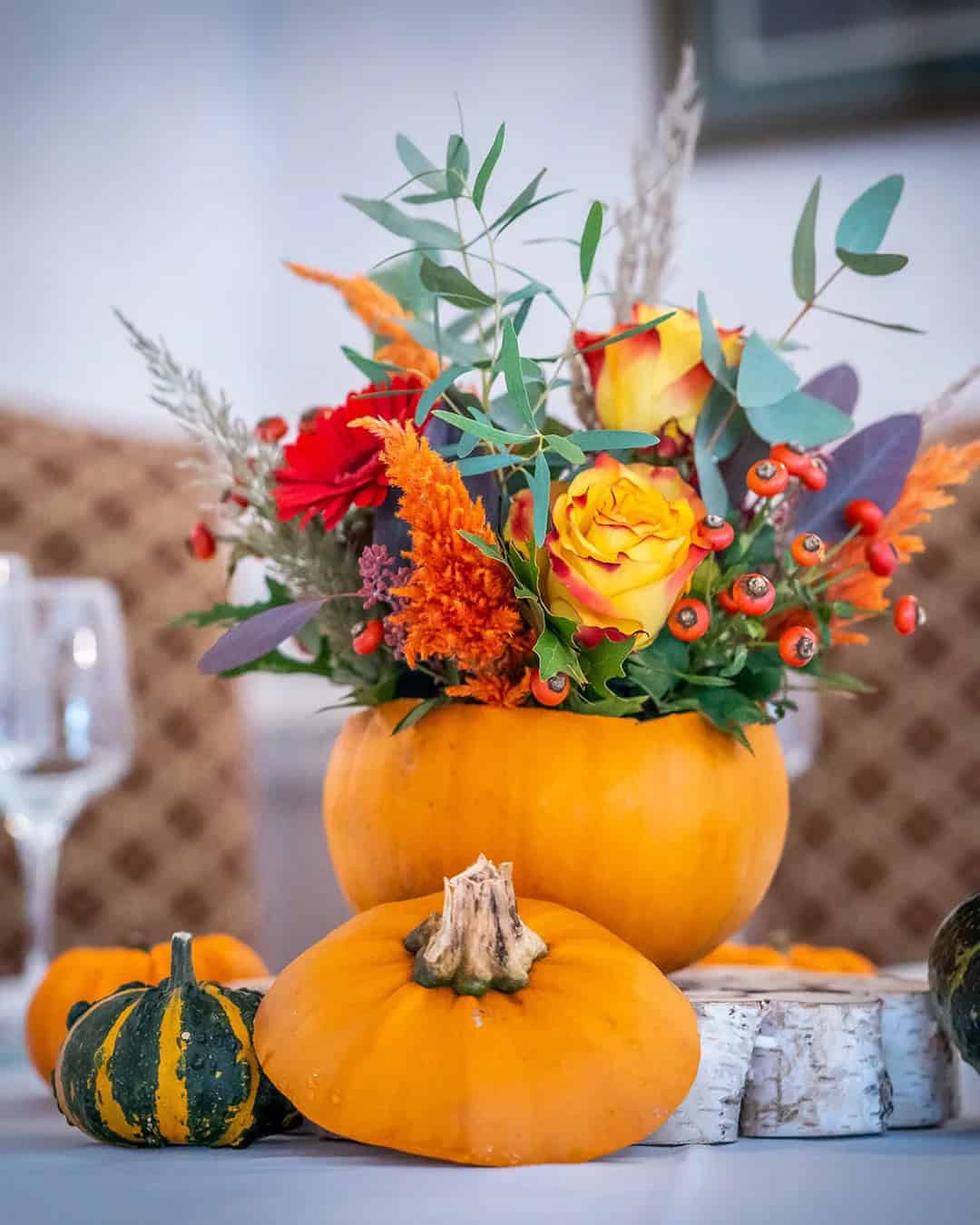 Fall Wedding Centerpieces