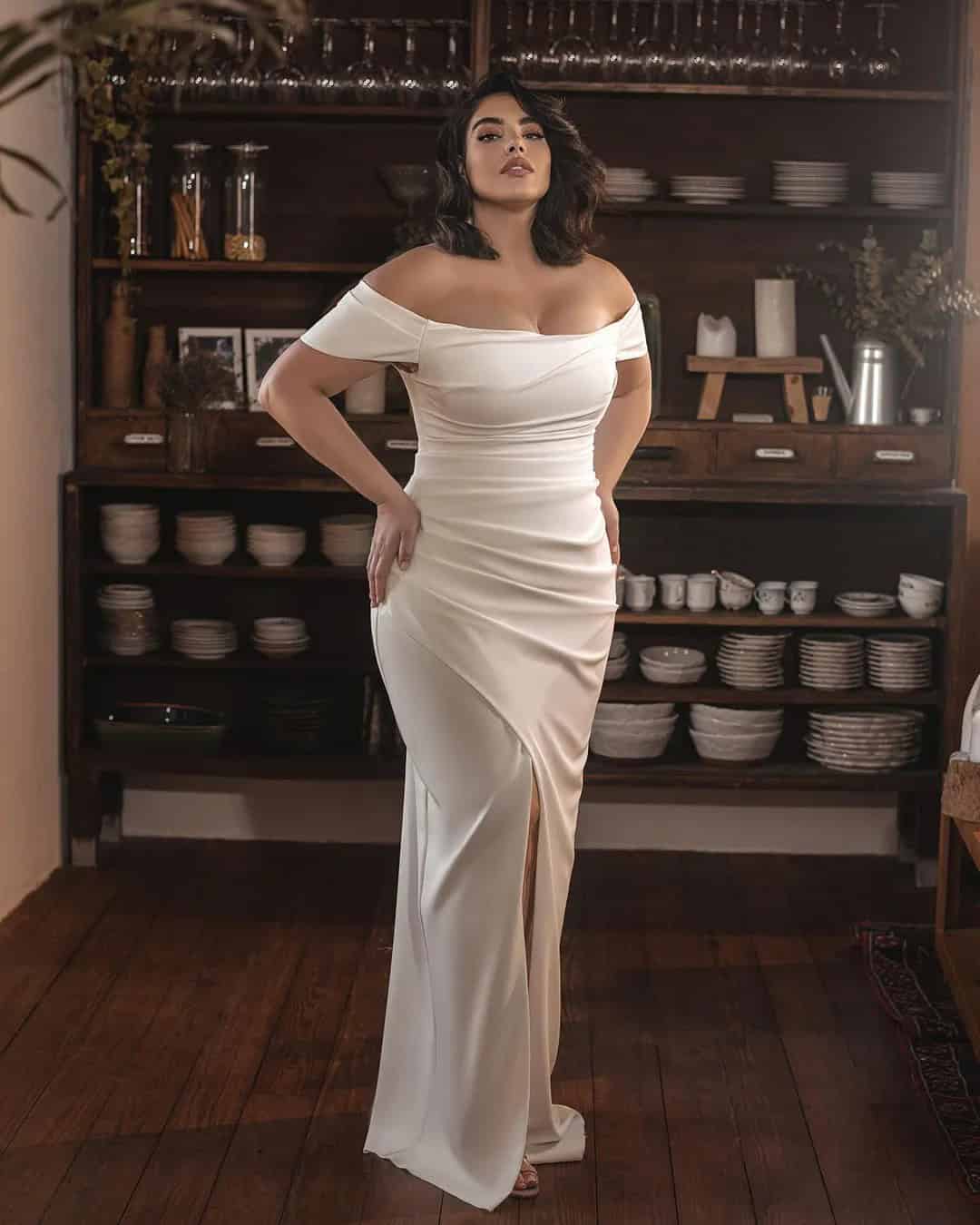 Casual Wedding Dresses Plus Size