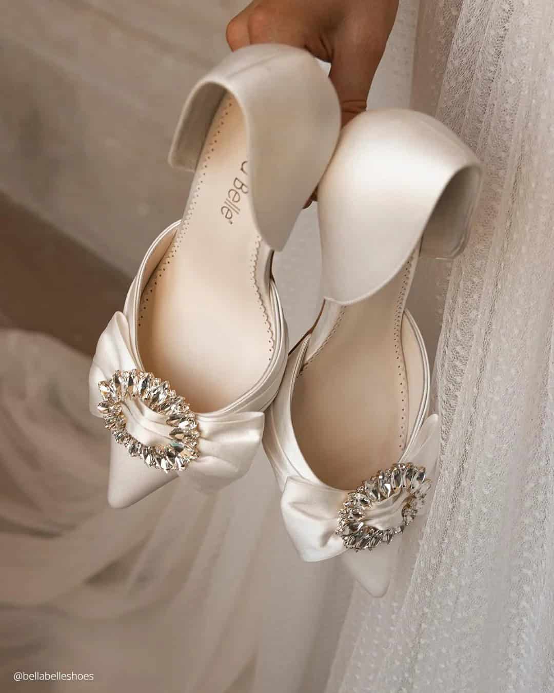 Vintage Ivory Wedding Shoes