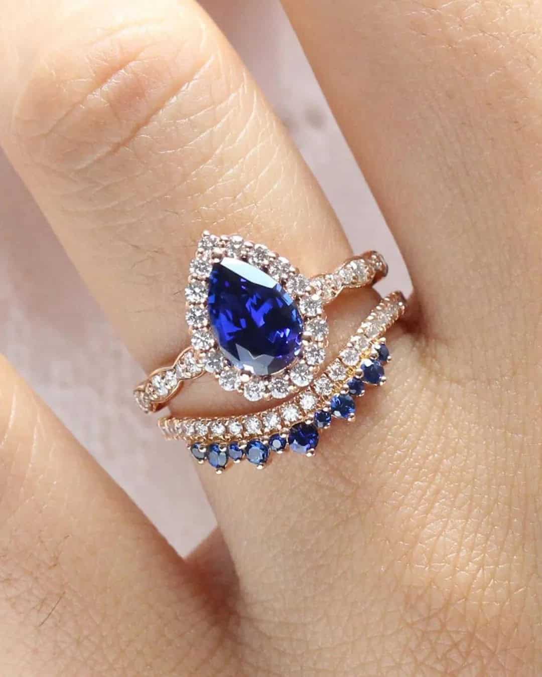 Unique Non-diamond Engagement Rings