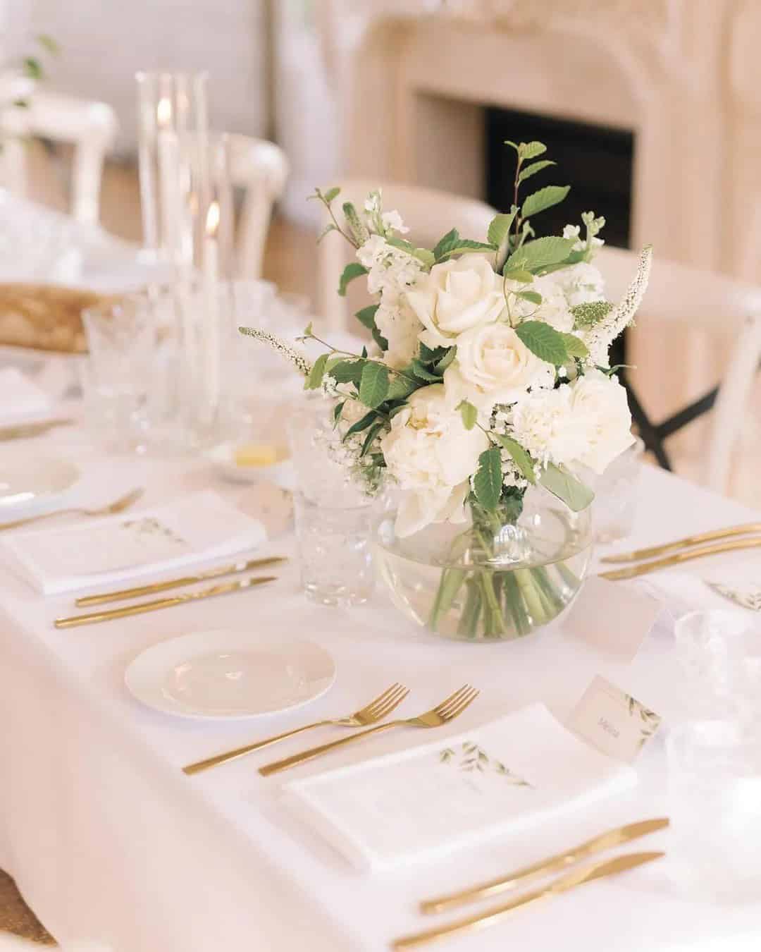 Basic Wedding Table Setting