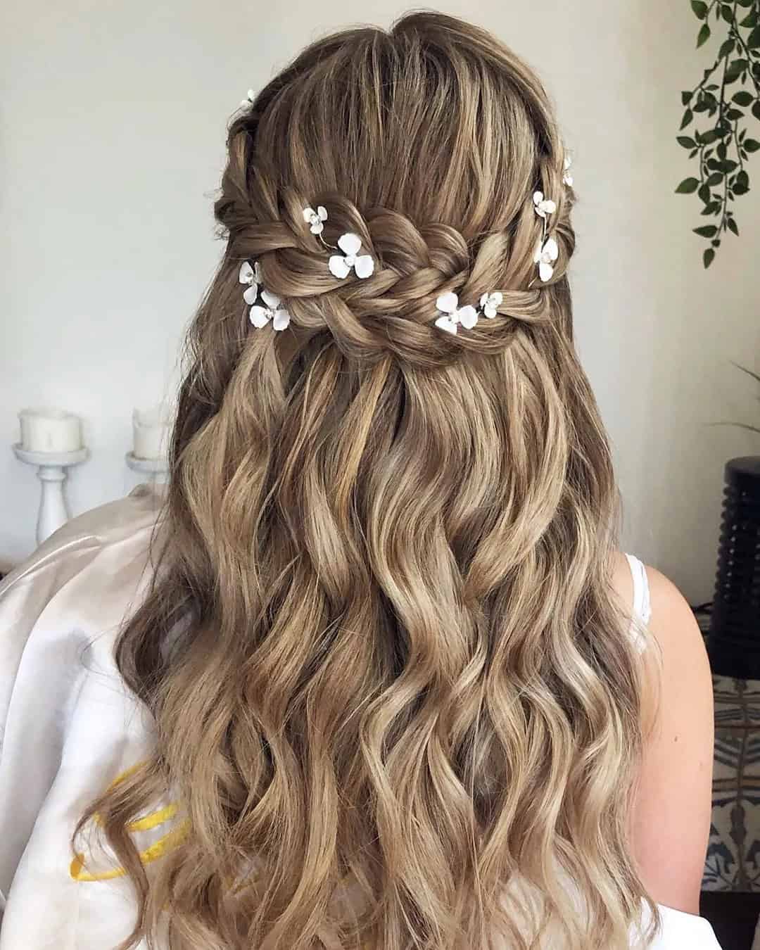 Half Up Half Down Braided Hair