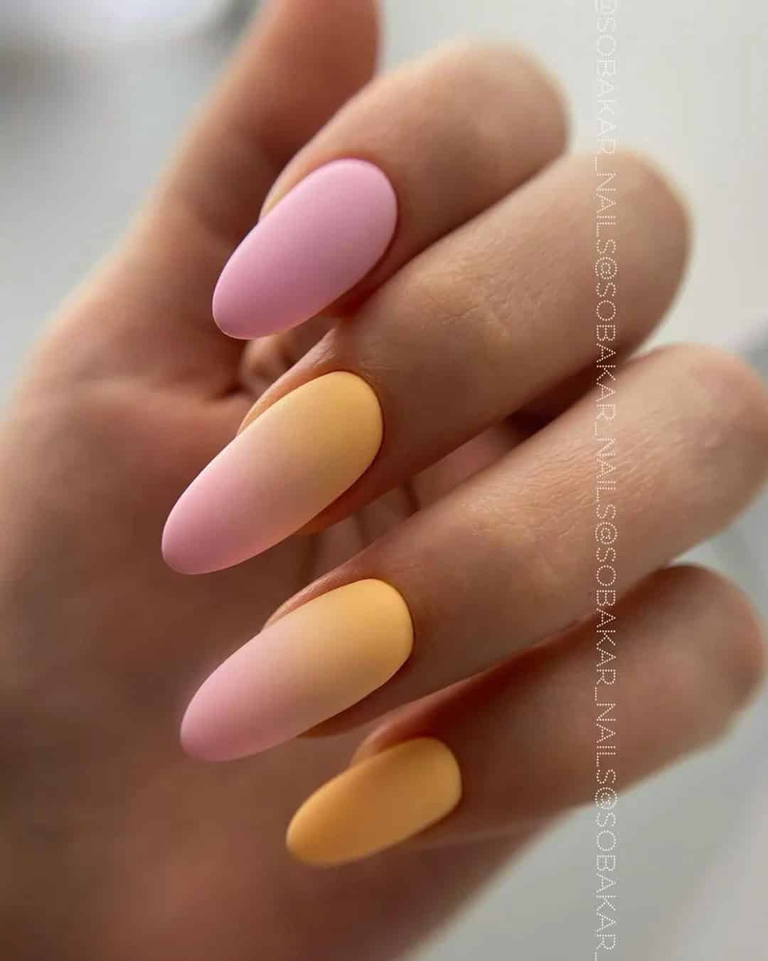 Ombre Nails For A Bride