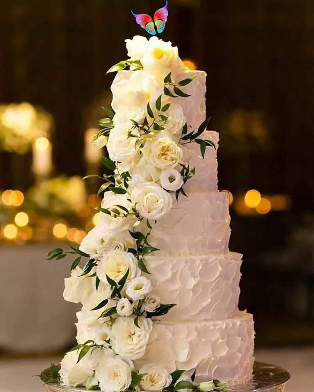 Simple Romantic Wedding Cakes