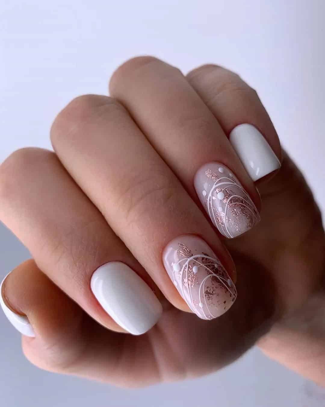 Light Pink and White Designs