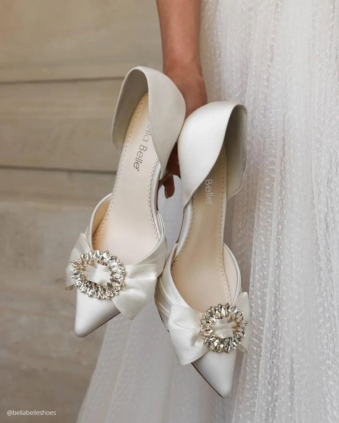 White High Heeled Wedding Shoes