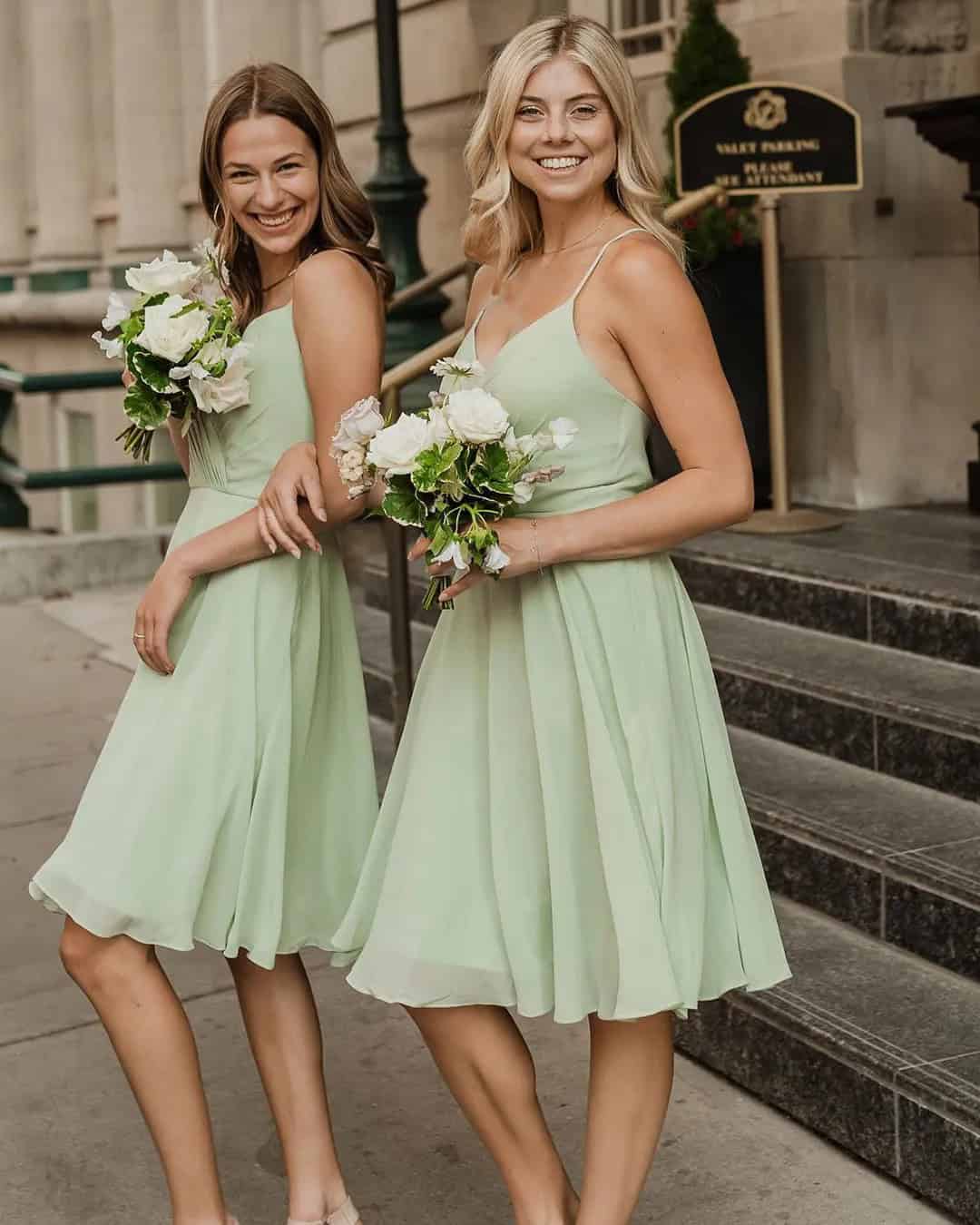 Mint Green Bridesmaid Dresses