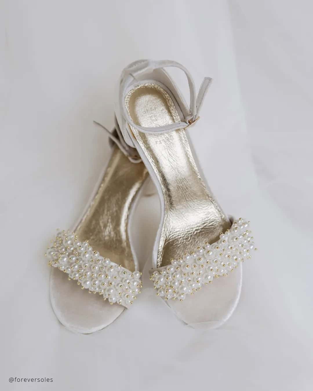 Ivory Sandals For Beach Wedding