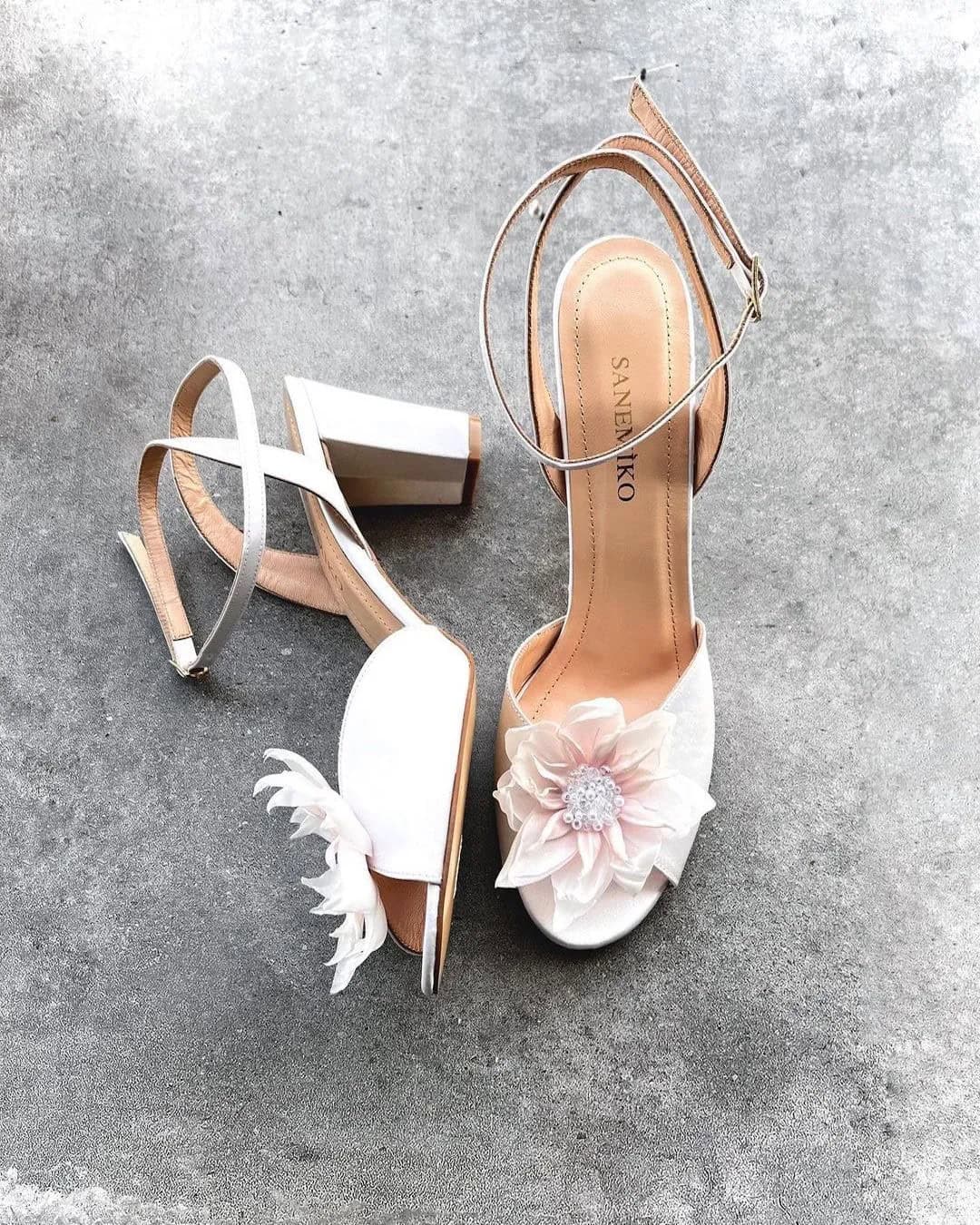 Flower Sandals Beach Wedding