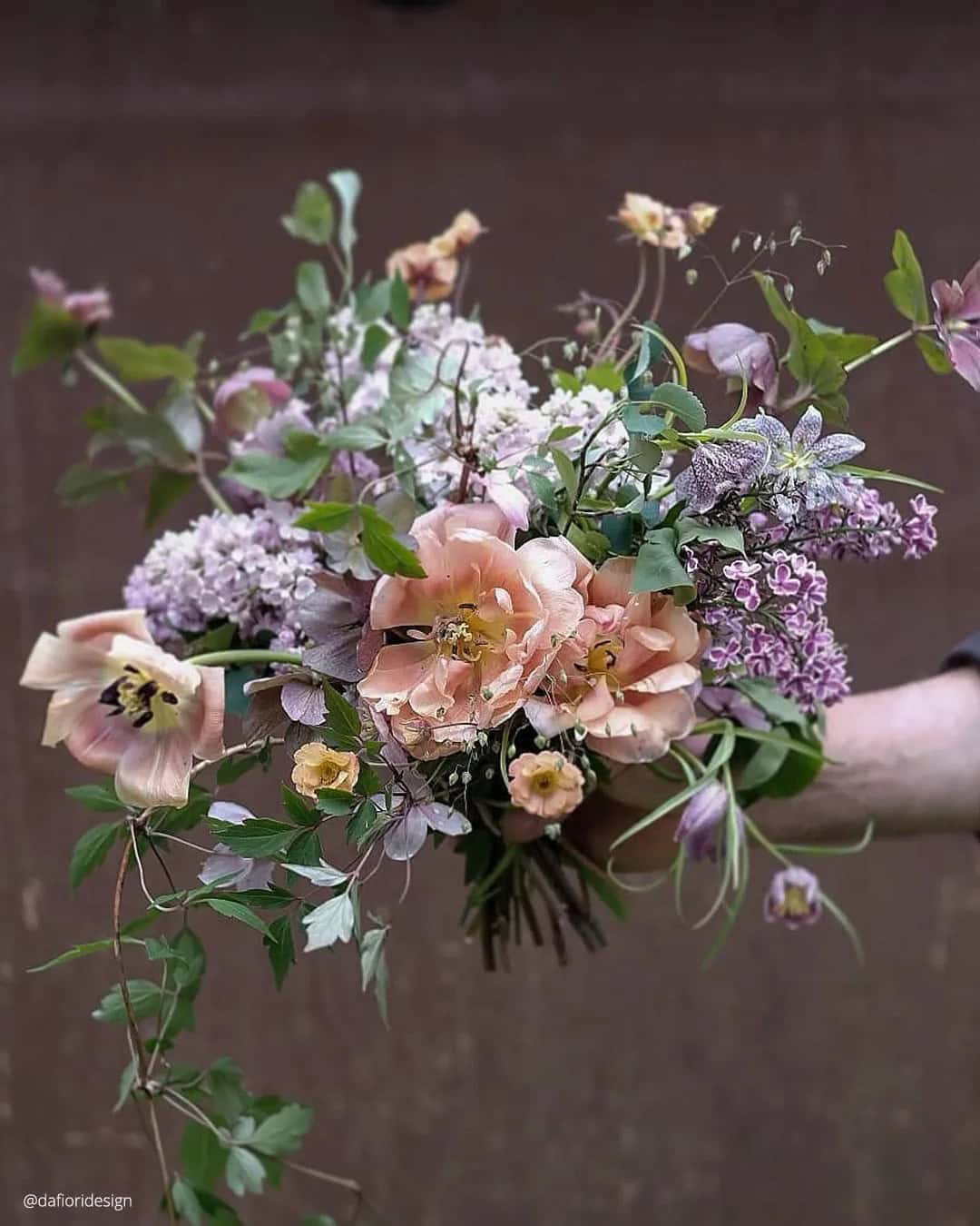 Wedding Bouquets With Gentle Lilac