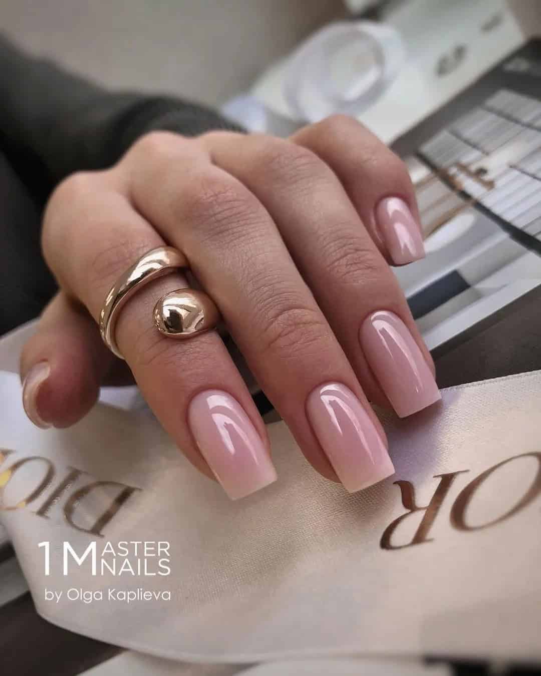 Nude Wedding Guests Nails