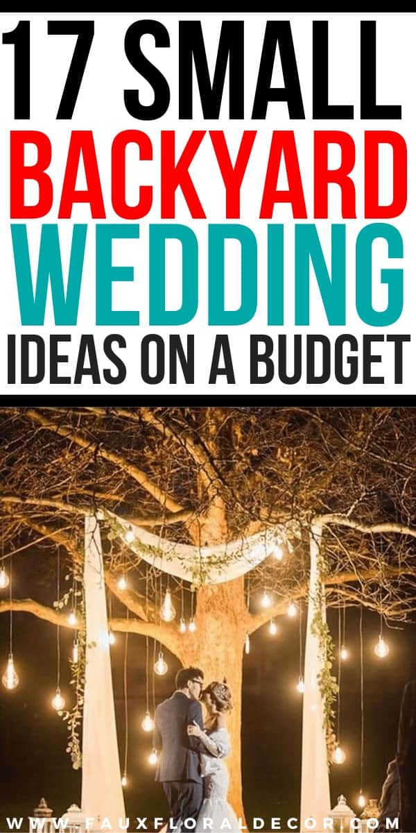 Why should you try out a backyard wedding?