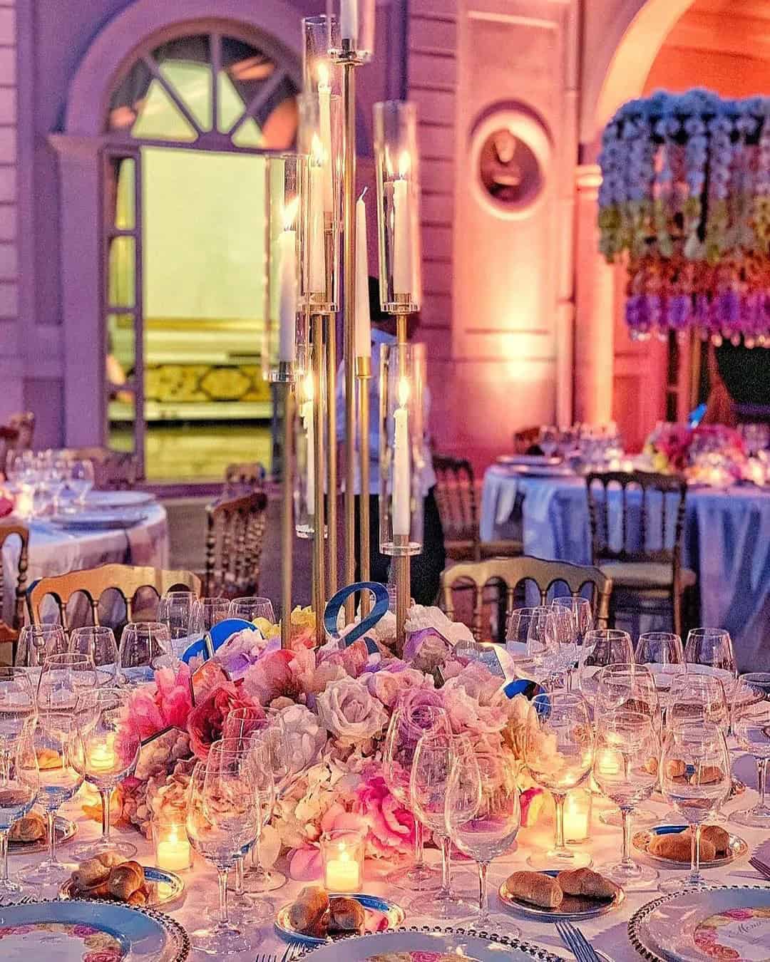 Romantic Wedding Reception Decor