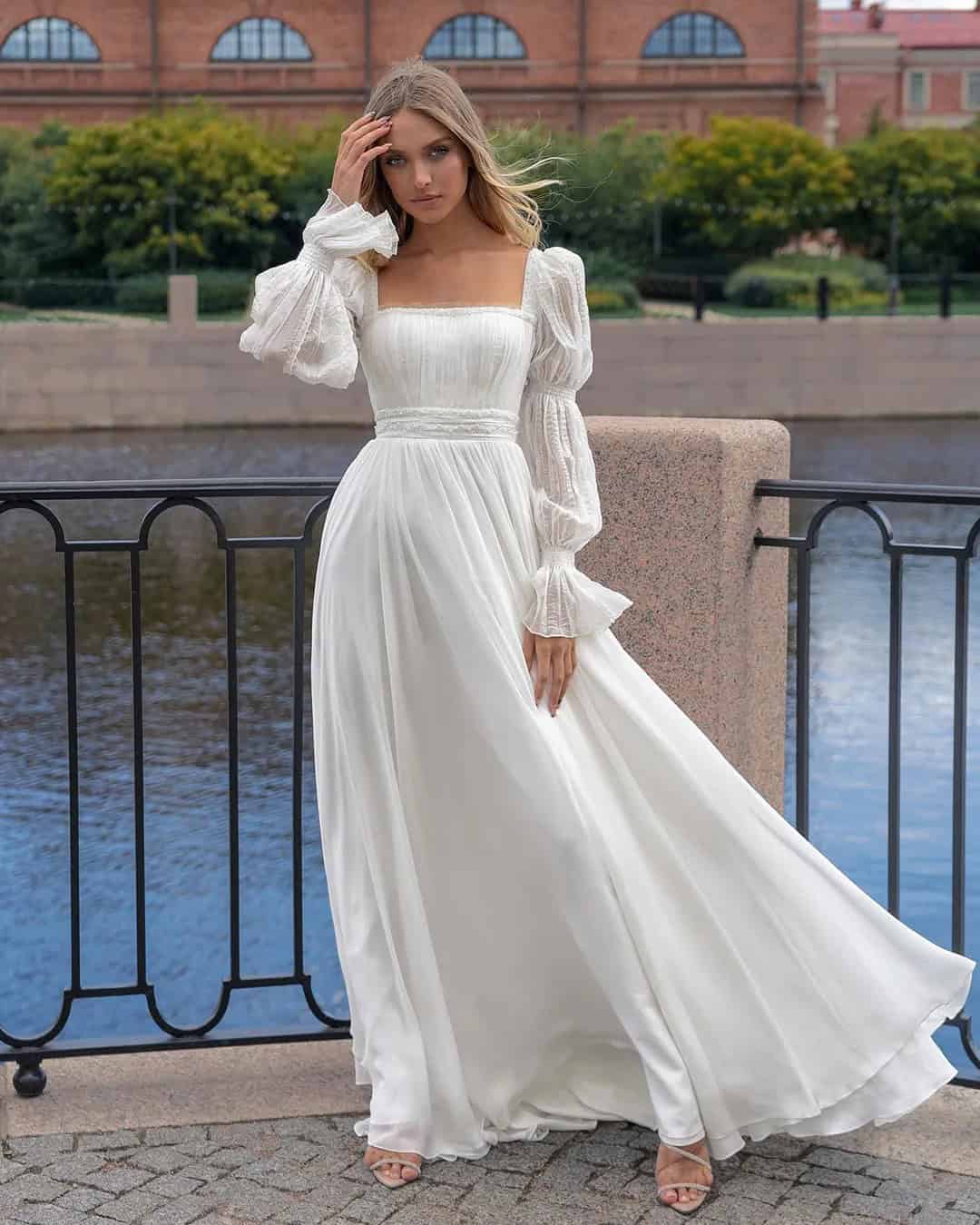 Empire Wedding Dresses Greek Designers