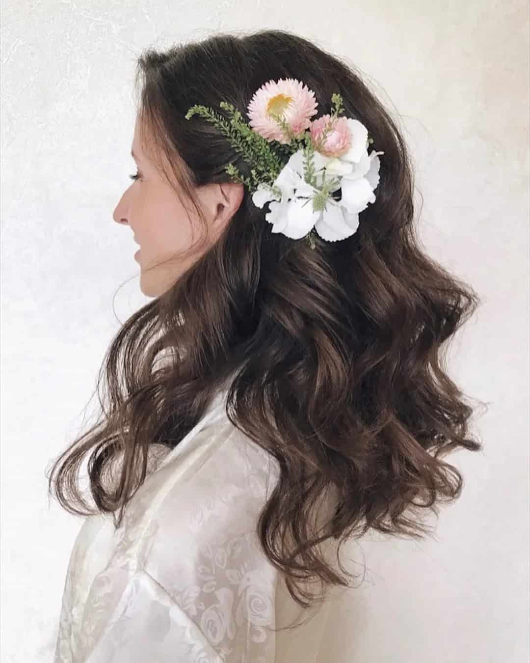 Bridal Floral Barrette