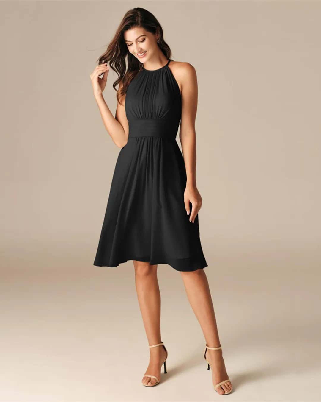 Short Black Bridesmaid Dresses